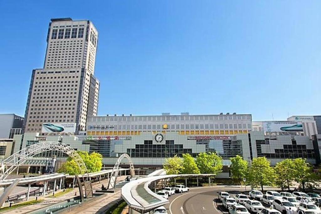 2-2札幌駅徒歩7分の好立地service Sapporo札幌ステーション綺麗な部屋 อพาร์ทเม้น *