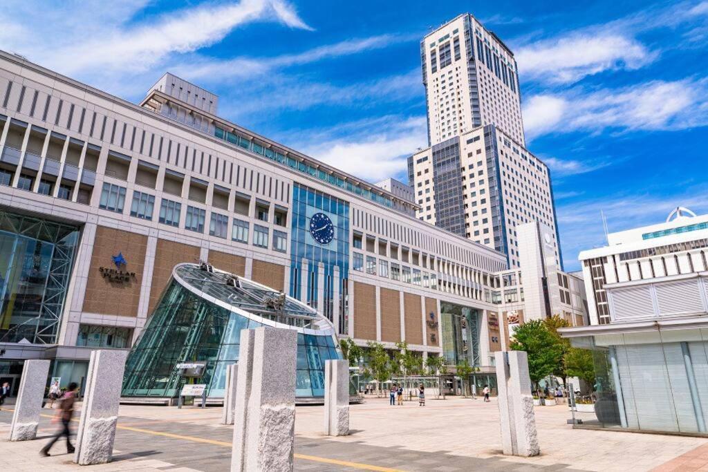 2-2札幌駅徒歩7分の好立地service Sapporo札幌ステーション綺麗な部屋 อพาร์ทเม้น *